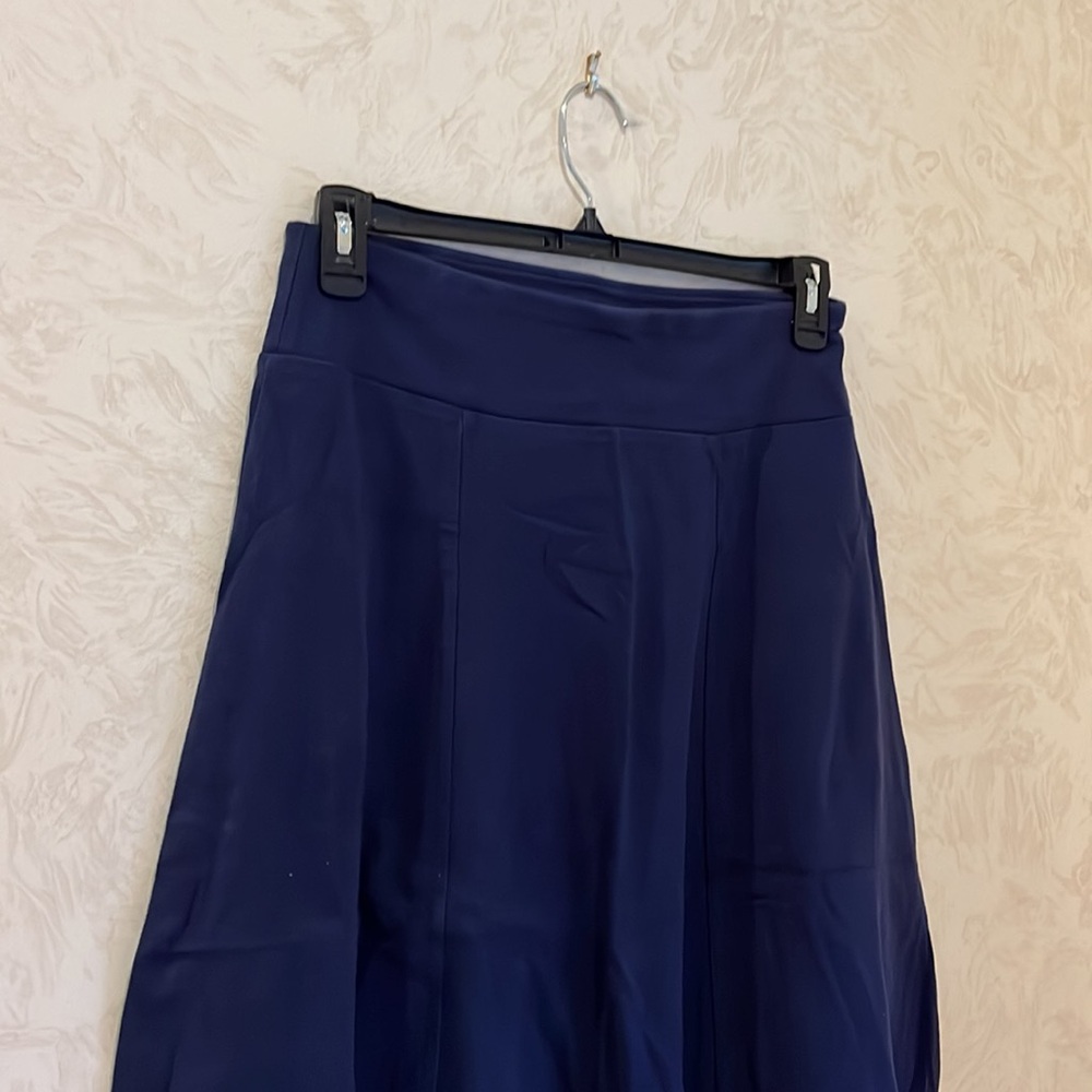 Appleseed's Navy Blue Knee-Length Cotton Skirt Size M - Picture 2 of 5